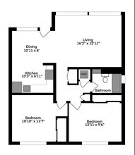 2x1 Designer (Renovated) floor plan